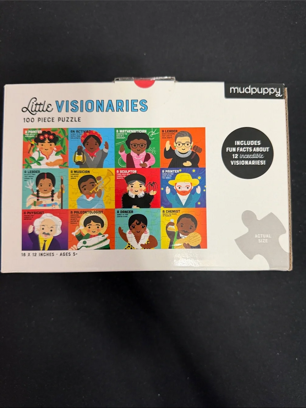 mudpuppy Little Visionaries 100-Piece Kids Puzzle - Colorful Multicolor